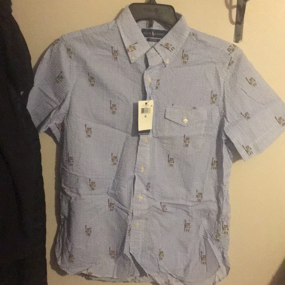 MEN”s POLO RALPH LAUREN TEDDY BEAR SHIRT!!